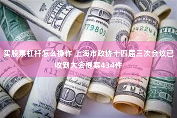 买股票杠杆怎么操作 上海市政协十四届三次会议已收到大会提案434件