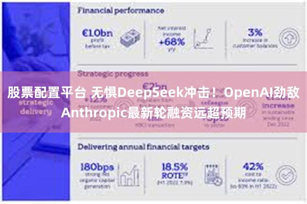 股票配置平台 无惧DeepSeek冲击！OpenAI劲敌Anthropic最新轮融资远超预期